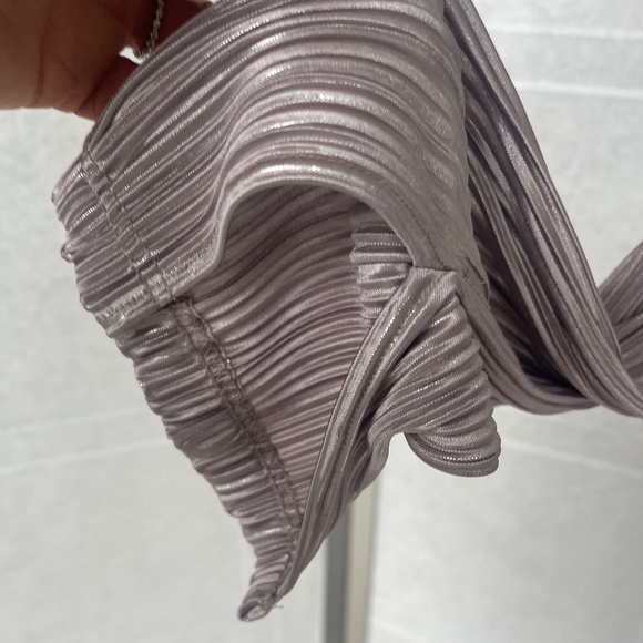 NWT ROTATE by Birger Christensen Raindrops Number 7 Pleat Midi Dress sz 8 - Picture 4 of 11